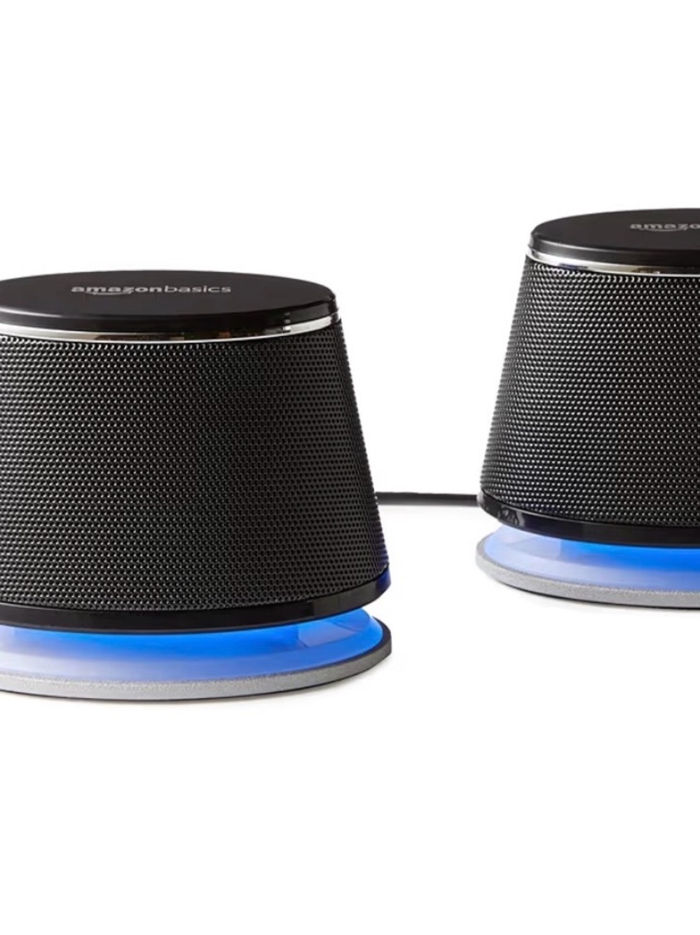 Amazon Basics Stereo 2.0 Speakers for PC or Laptop, 3.5mm Aux input, USB-Powered